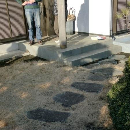 アプローチ土間設置-3